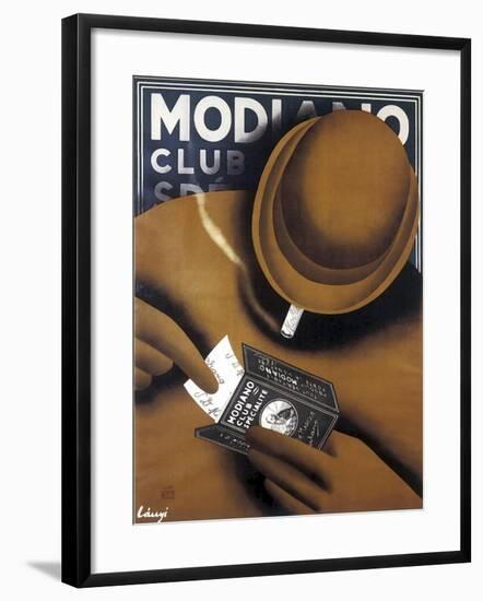 Modianohat-null-Framed Giclee Print