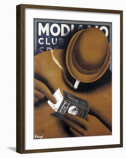 Modianohat-null-Framed Giclee Print