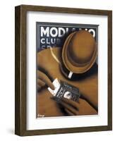 Modianohat-null-Framed Giclee Print