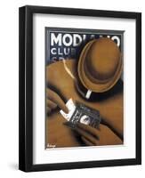 Modianohat-null-Framed Giclee Print