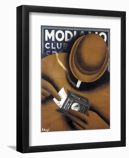 Modianohat-null-Framed Giclee Print