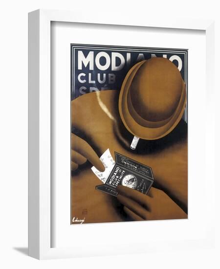 Modianohat-null-Framed Giclee Print