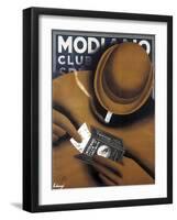 Modianohat-null-Framed Giclee Print
