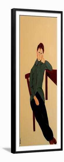 Modigliani Boy Seated, 2016-Susan Adams-Framed Giclee Print