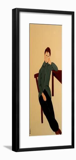 Modigliani Boy Seated, 2016-Susan Adams-Framed Giclee Print