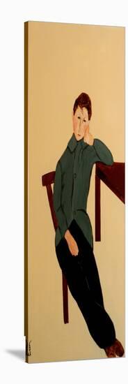 Modigliani Boy Seated, 2016-Susan Adams-Stretched Canvas