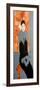 Modigliani Lady with Grey Stole and Gloves, 2016-Susan Adams-Framed Giclee Print