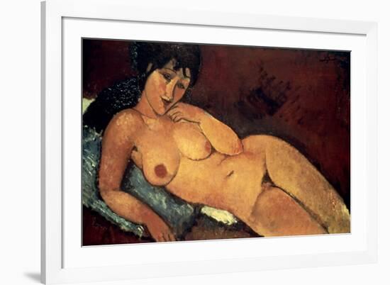 Modigliani: Nude, 1917-Amedeo Modigliani-Framed Giclee Print