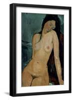 Modigliani: Nude, C1917-Amedeo Modigliani-Framed Giclee Print