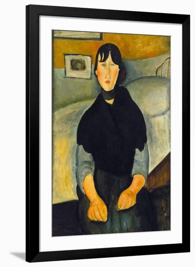 Modigliani: Woman, 1918-Amedeo Modigliani-Framed Giclee Print