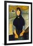 Modigliani: Woman, 1918-Amedeo Modigliani-Framed Giclee Print