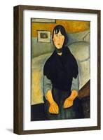 Modigliani: Woman, 1918-Amedeo Modigliani-Framed Giclee Print