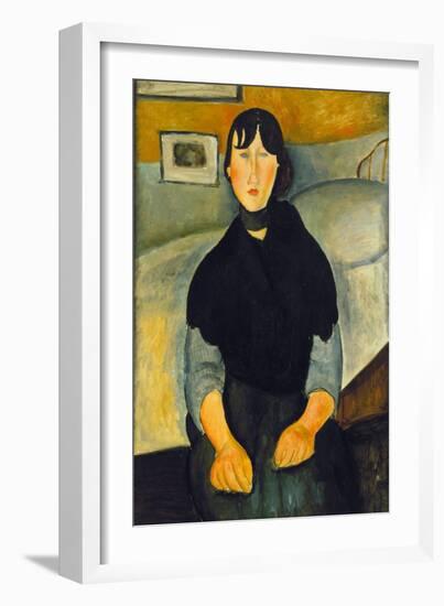 Modigliani: Woman, 1918-Amedeo Modigliani-Framed Giclee Print