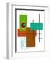 Modop in Green-Tonya Newton-Framed Art Print