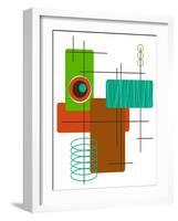 Modop in Green-Tonya Newton-Framed Art Print