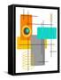 Modop in Orange-Tonya Newton-Framed Stretched Canvas