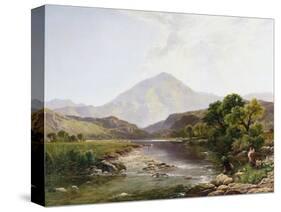 Moel Hebog from the Stepping Stone, Wales-Henry John Boddington-Stretched Canvas