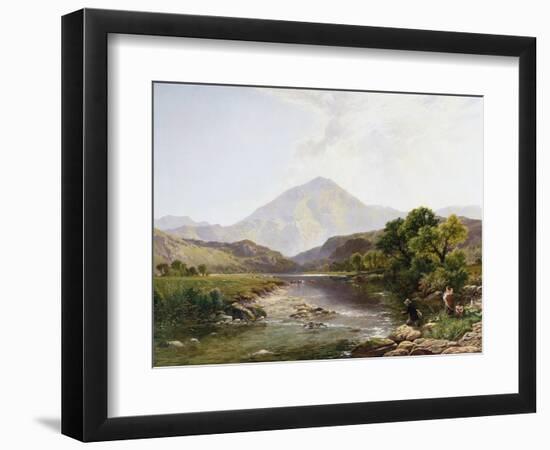 Moel Hebog from the Stepping Stone, Wales-Henry John Boddington-Framed Premium Giclee Print