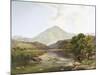 Moel Hebog from the Stepping Stone-Henry John Boddington-Mounted Giclee Print