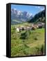 Moena, Fassa Valley, Trento Province, Trentino-Alto Adige/South Tyrol, Italian Dolomites, Italy-Frank Fell-Framed Stretched Canvas