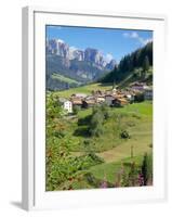 Moena, Fassa Valley, Trento Province, Trentino-Alto Adige/South Tyrol, Italian Dolomites, Italy-Frank Fell-Framed Photographic Print