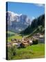 Moena, Fassa Valley, Trento Province, Trentino-Alto Adige/South Tyrol, Italian Dolomites, Italy-Frank Fell-Stretched Canvas