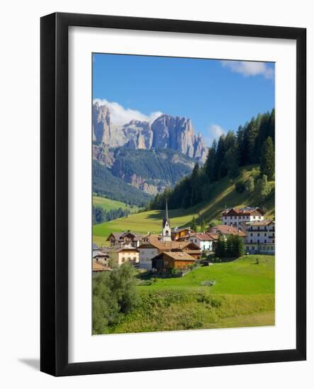 Moena, Fassa Valley, Trento Province, Trentino-Alto Adige/South Tyrol, Italian Dolomites, Italy-Frank Fell-Framed Photographic Print