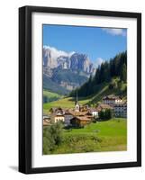 Moena, Fassa Valley, Trento Province, Trentino-Alto Adige/South Tyrol, Italian Dolomites, Italy-Frank Fell-Framed Photographic Print