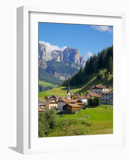 Moena, Fassa Valley, Trento Province, Trentino-Alto Adige/South Tyrol, Italian Dolomites, Italy-Frank Fell-Framed Photographic Print