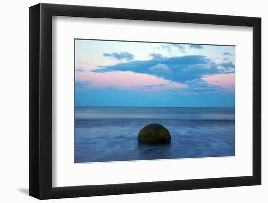 Moeraki Boulder, North Otago, South Island, New Zealand-David Wall-Framed Photographic Print