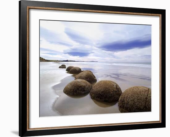 Moeraki Boulders #3, New Zealand 98-Monte Nagler-Framed Photographic Print