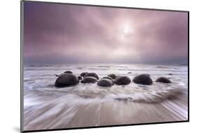 Moeraki Boulders, Koekohe Beach, Otago, New Zealand, October 2010-David Allemand-Mounted Photographic Print