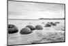 Moeraki Boulders Koekohe Beach-null-Mounted Art Print