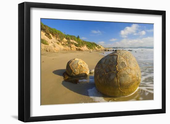 Moeraki Boulders Massive Spherical Rocks Which-null-Framed Photographic Print