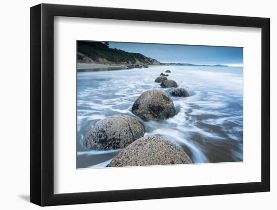 Moeraki Boulders, Moeraki, Otago, South Island, New Zealand, Pacific-John Alexander-Framed Photographic Print