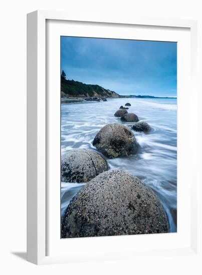 Moeraki Boulders, Moeraki, Otago, South Island, New Zealand, Pacific-John Alexander-Framed Photographic Print