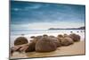 Moeraki Boulders New Zealand-null-Mounted Art Print