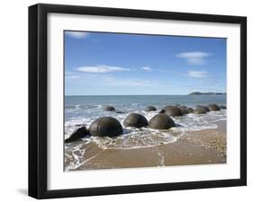 Moeraki Boulders, North Otago, South Island, New Zealand-David Wall-Framed Photographic Print