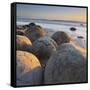 Moeraki Boulders, Otago, South Island, New Zealand-Rainer Mirau-Framed Stretched Canvas