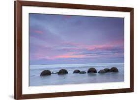 Moeraki Boulders, South Island, New Zealand-Doug Pearson-Framed Photographic Print