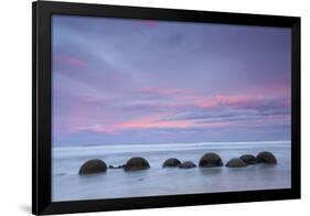 Moeraki Boulders, South Island, New Zealand-Doug Pearson-Framed Photographic Print