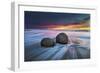 Moeraki Boulders-Yan Zhang-Framed Giclee Print