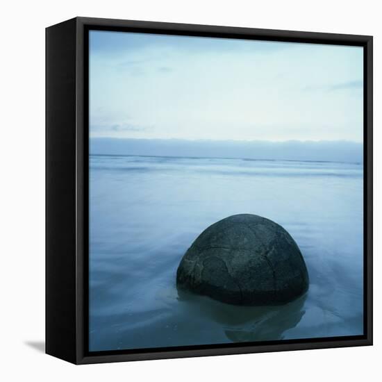 Moeraki Boulders-Micha Pawlitzki-Framed Stretched Canvas