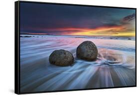 Moeraki Boulders-Yan Zhang-Framed Stretched Canvas