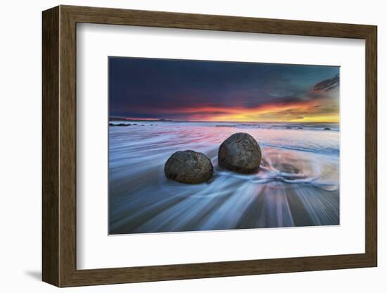 Moeraki Boulders-Yan Zhang-Framed Photographic Print