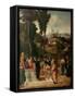 Moess Undergoes Trial by Fire, 1502-1505-Giorgione-Framed Stretched Canvas
