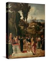 Moess Undergoes Trial by Fire, 1502-1505-Giorgione-Stretched Canvas