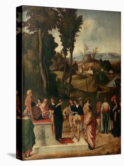 Moess Undergoes Trial by Fire, 1502-1505-Giorgione-Stretched Canvas