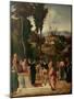 Moess Undergoes Trial by Fire, 1502-1505-Giorgione-Mounted Giclee Print