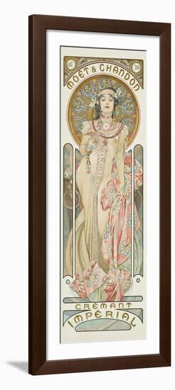 Moet and Chandon: Dry Imperial, 1899-Alphonse Mucha-Framed Giclee Print